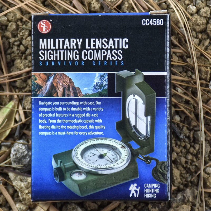Compass Scope SE K4580 MilitaryLensatic/Prismatic Sighting Compa... – Vicedeal