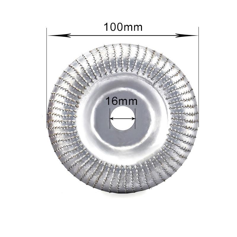 Wood Shaping Disc Tungsten Carbide Carving Disc Grinder Wheel Abrasive Disc Coating Bore Shaping Rotary Tool for Angle Grinder