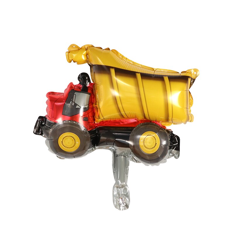10 pçs mini carro dos desenhos animados balões caminhão de bombeiros trem ambulância globos presentes das crianças festa de aniversário decorações do chuveiro do bebê decoração: RUBY