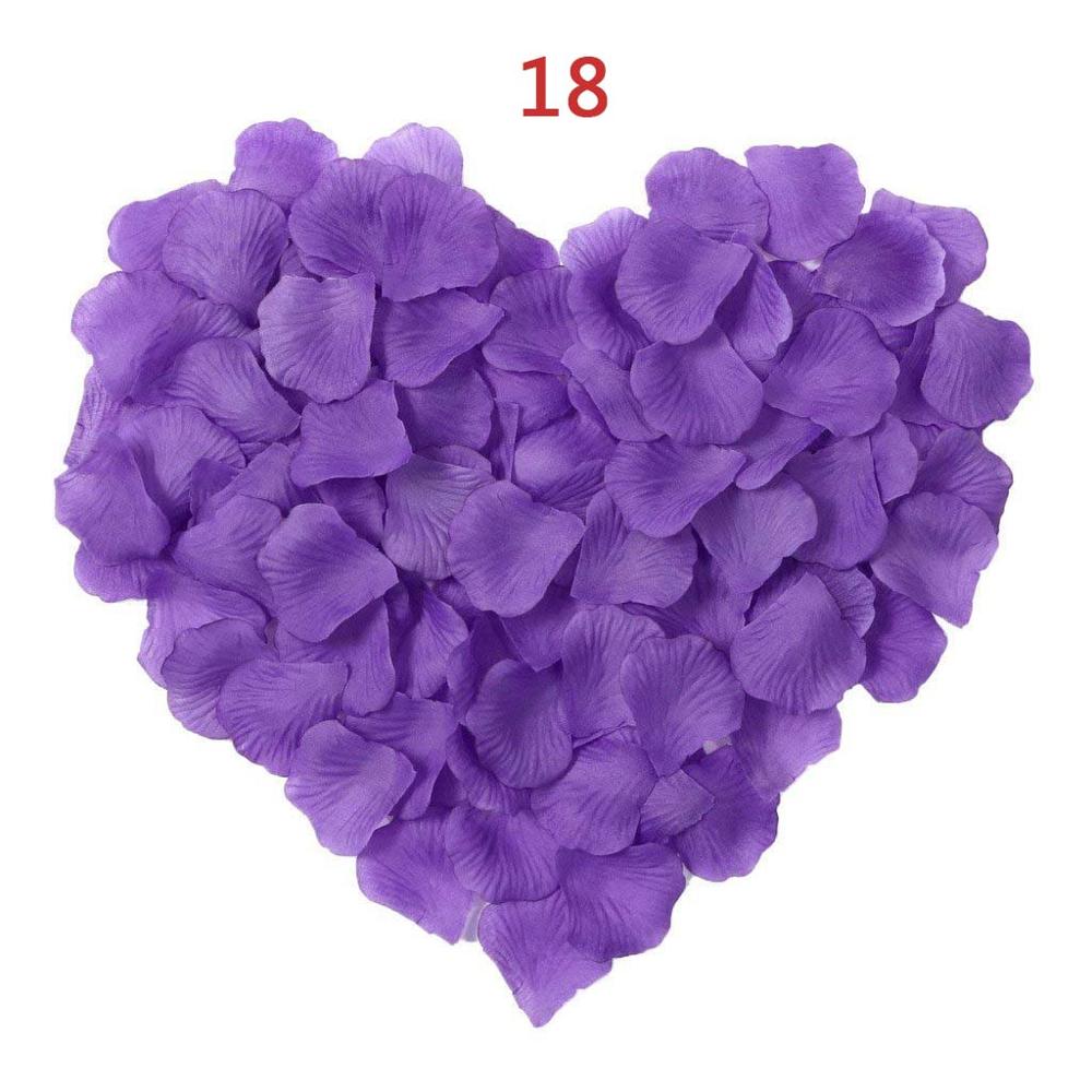 Pétalos de rosa 2000 piezas de pétalos de la boda