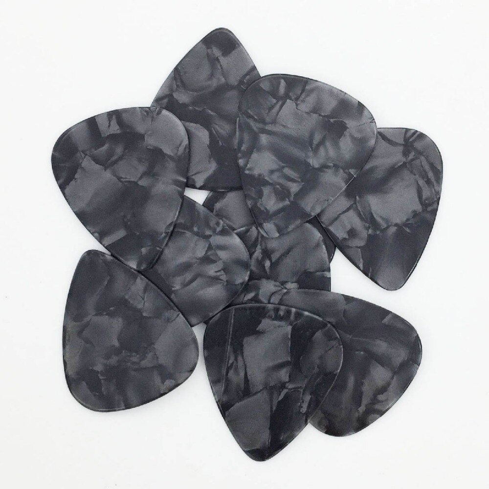 50 stuks 0.96mm Celluloid Plectrum Mediator voor Akoestische Elektrische-10 Kleuren Custom