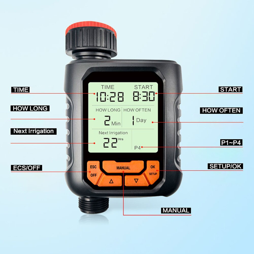 Intelligent Automatic Irrigator Controller Home Garden Water Timer Auto Drip Irrigation System Controller Drip watering Timer