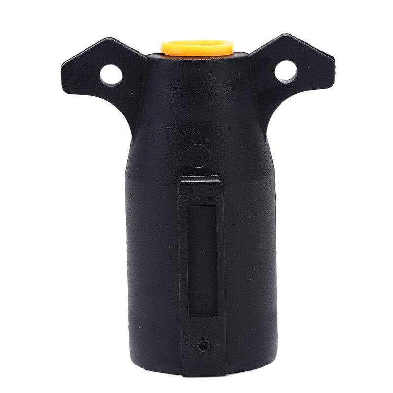 7 Way Round RV Style Trailer Light Plug Connector Adaptor Camper Boat Car