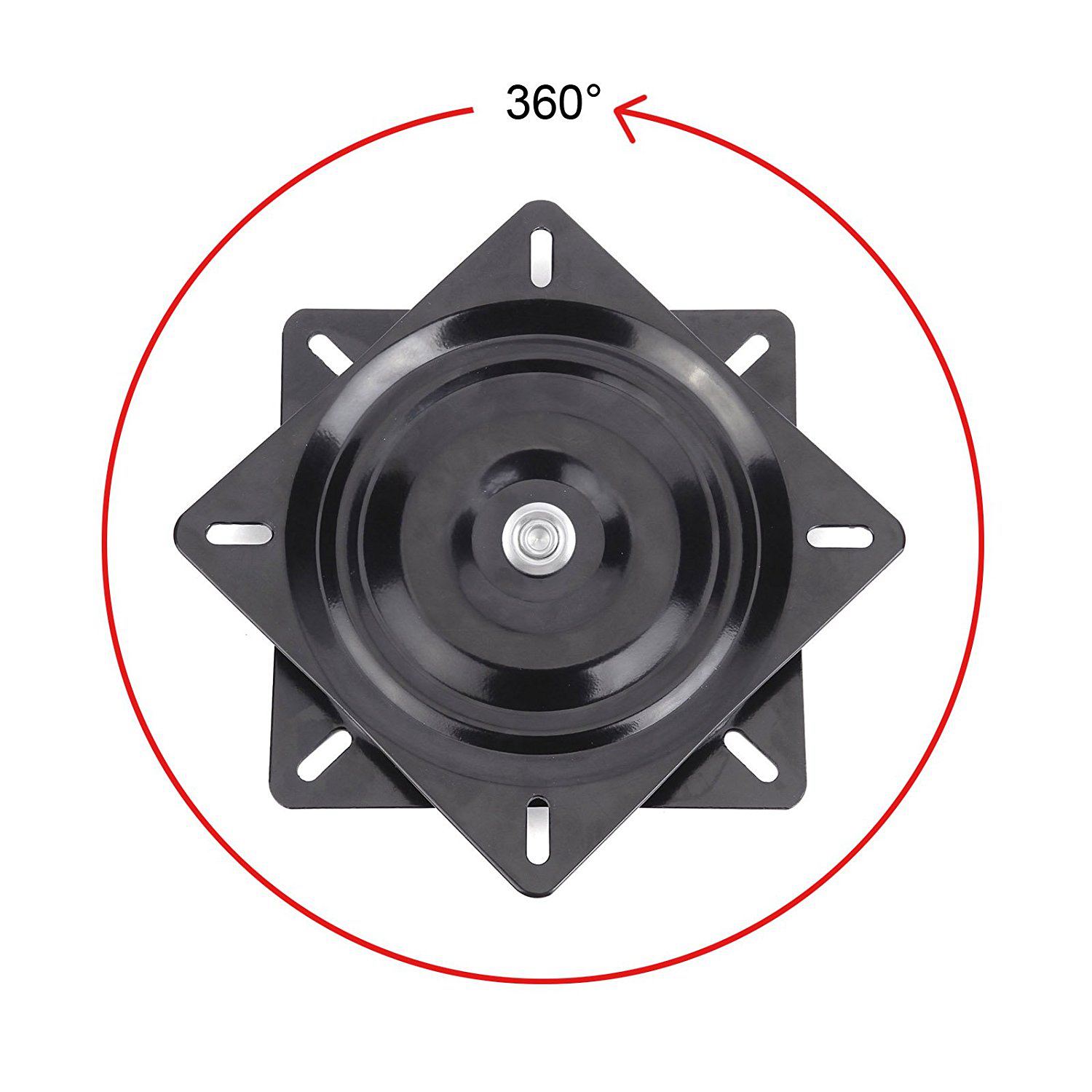 1 Uds. Asiento giratorio de 360 grados, plato giratorio de 6 pulgadas para asiento de barco, juego universal de rotación giratoria para asiento de bote de pesca marina