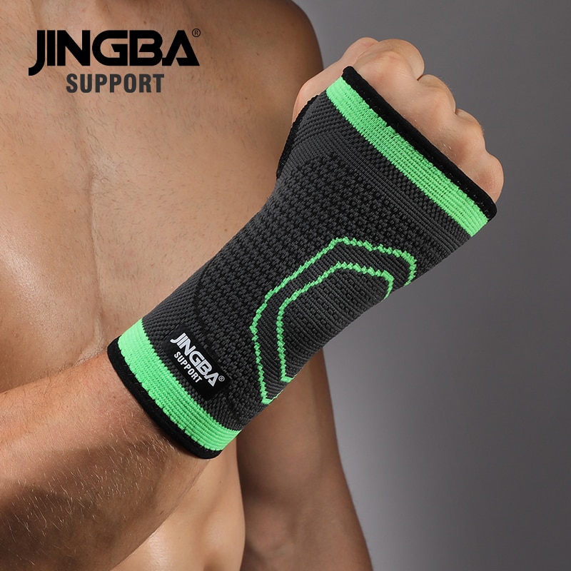 Soporte JINGBA, 1 Uds., protector deportivo para boxeo, vendaje de bandas de mano, soporte + vendaje de levantamiento de pesas, muñequera