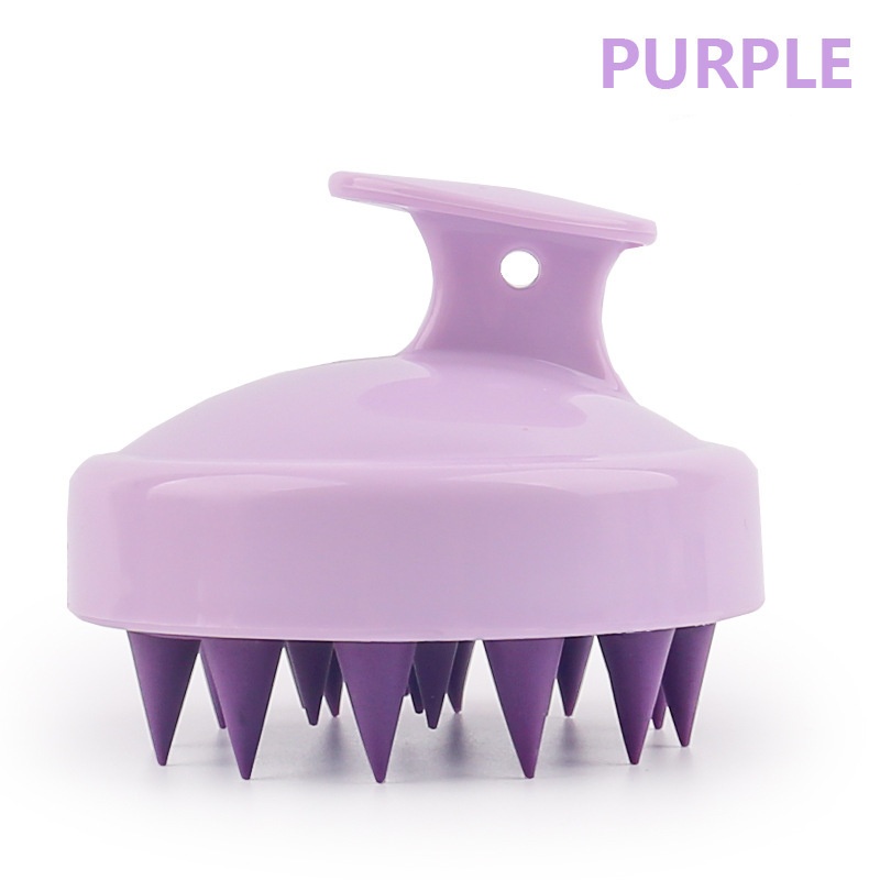 1pc Silicone Shampoo Brush Head Scalp Massage Comb Hair Washing Combs Bath Shower Body Massage Brushes Salon Hairdressing Tools