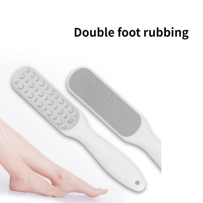 1pc dobbelt side fodfil rasp død hud fod børste hæl rivejern hård callus remover pedicure fil fod rivejern