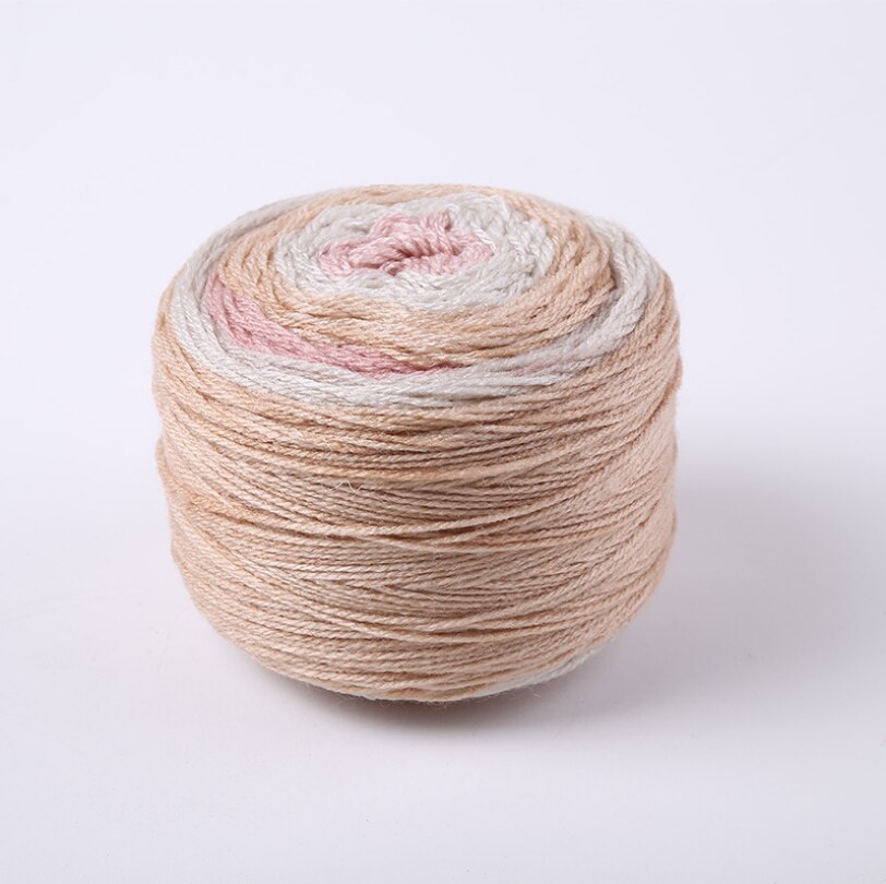 190G/Bal Veelkleurige Wol Taart Garen Gradiënt Lange Sectie-Dye Draad Trui Sjaal Breien Garen Regenboog Kleur naaien Supply