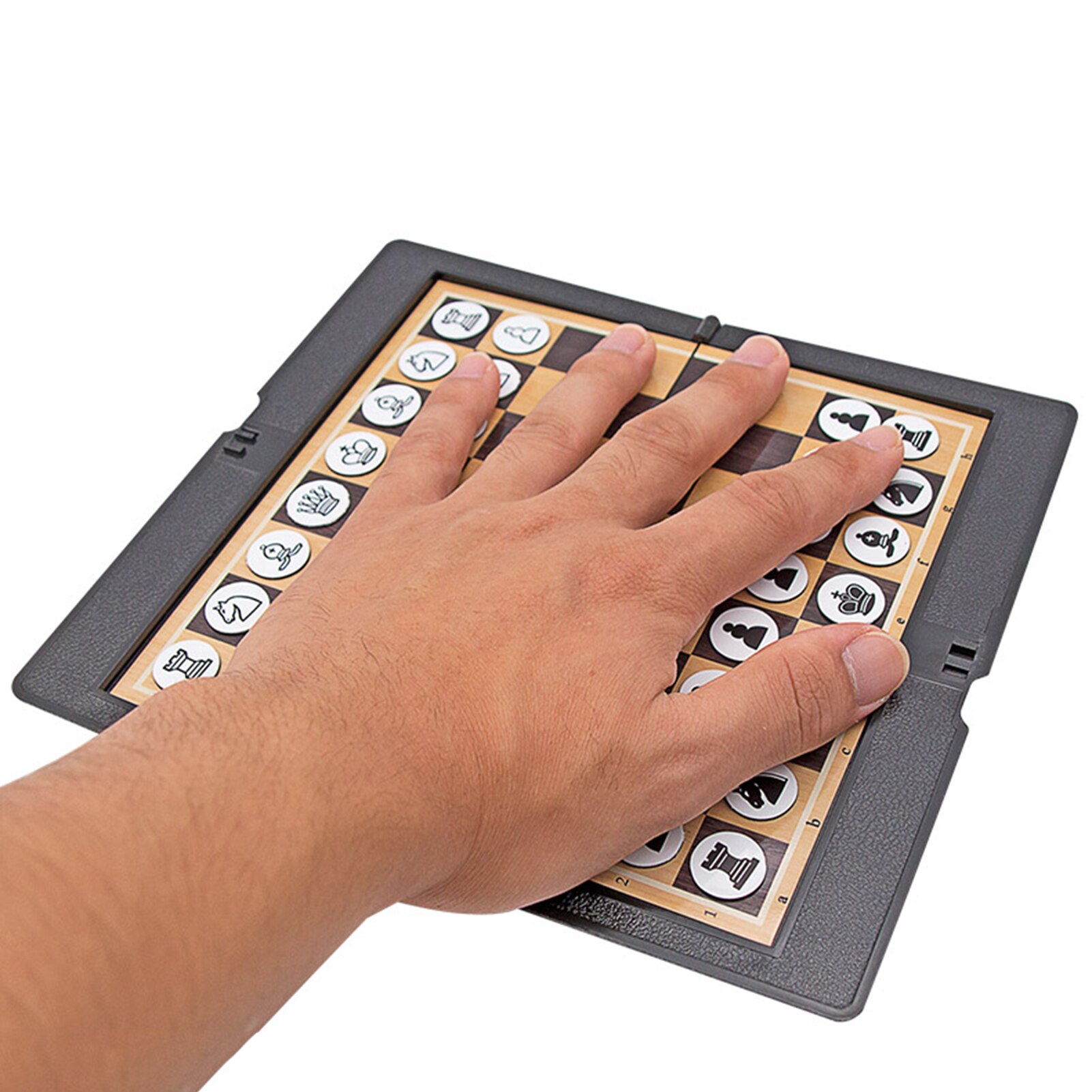 Magnetic Chess Set Folding Foldable Portable Classic Strategy Game Chessboard Crafted Chess Pieces Party Travelling Game Toy