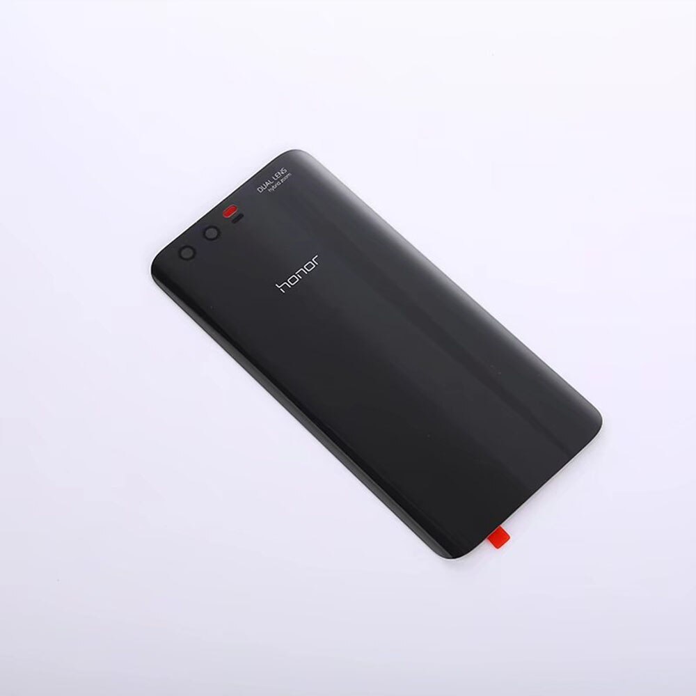 Originele Huawei Honor 9 Behuizing Back Battery Cover Deur Achter Voor Huawei Honor 9 Back Glas Cover Behuizing Case Panel vervanging: Black for Honor 9