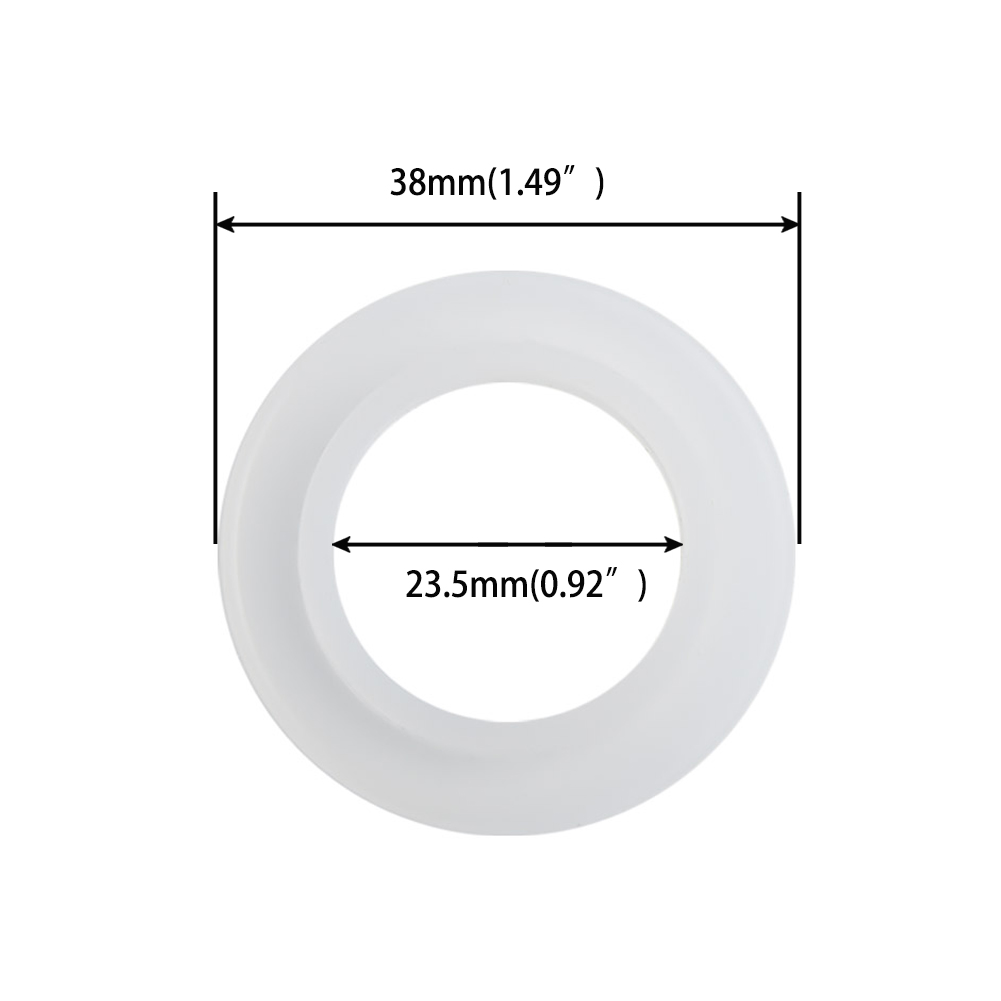 Junta de anillo de drenaje para lavabo de baño, piezas de repuesto para bañera, tapa de tapón emergente para fregadero, sello de arandela de silicona, 1 Uds.: Rojo