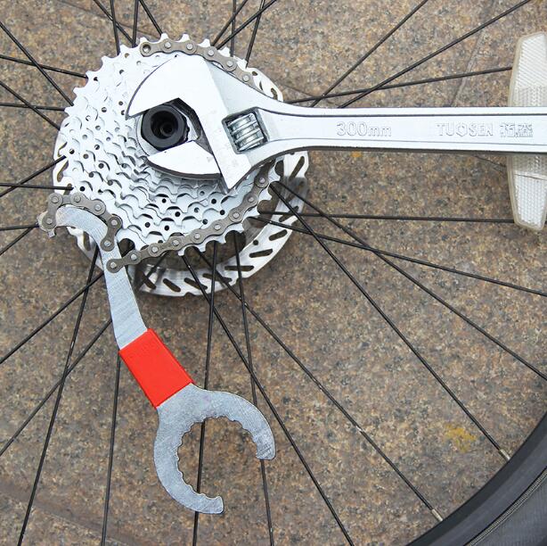 3 In 1 Draagbare Koolstofstaal Bike Chain Reparatie Wrench Freewheel Wrench Mtb Road Fiets Reparatie Gereedschap Handgereedschap fietsen Gyh