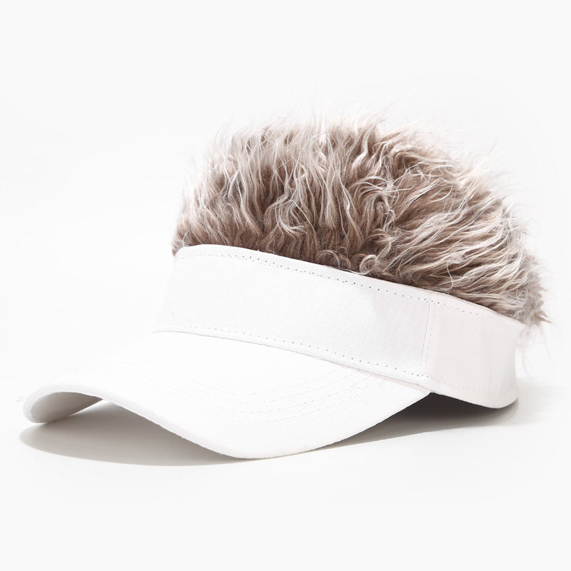 Gorra de béisbol con pelo con pinchos para hombre y mujer, gorro de béisbol con visera ajustable, estilo Casual, conciso, para verano y otoño,: 2