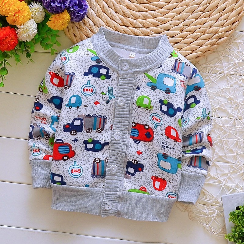 1-3T Baby Kids Kleding Leuke Baby Jongens Meisjes Casual Jas Pasgeboren Trui Bovenkleding Kids Breien Kleding