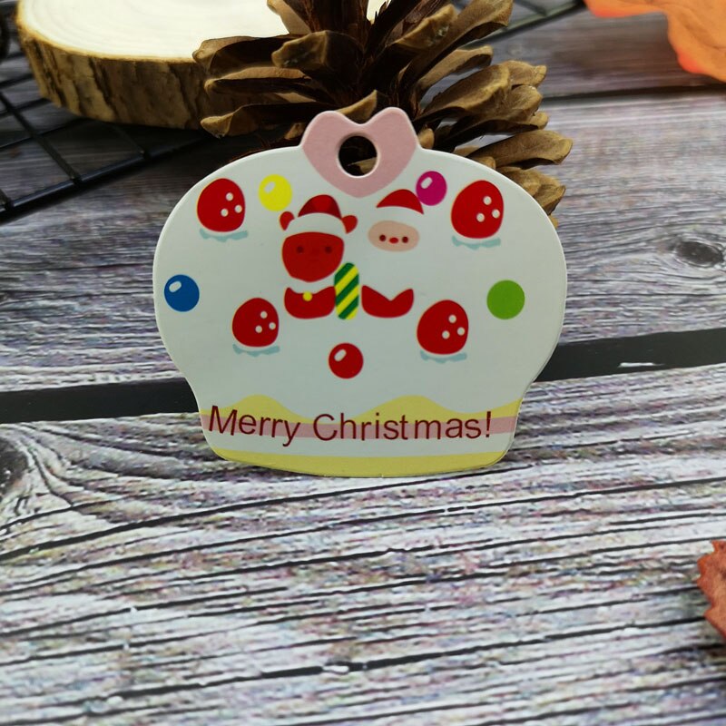 10pcs Kerstcadeau Tags Kraft Papier Tag Label Xmas Voor Party DIY Prijs Kledingstuk Label Box Opknoping tag: 7