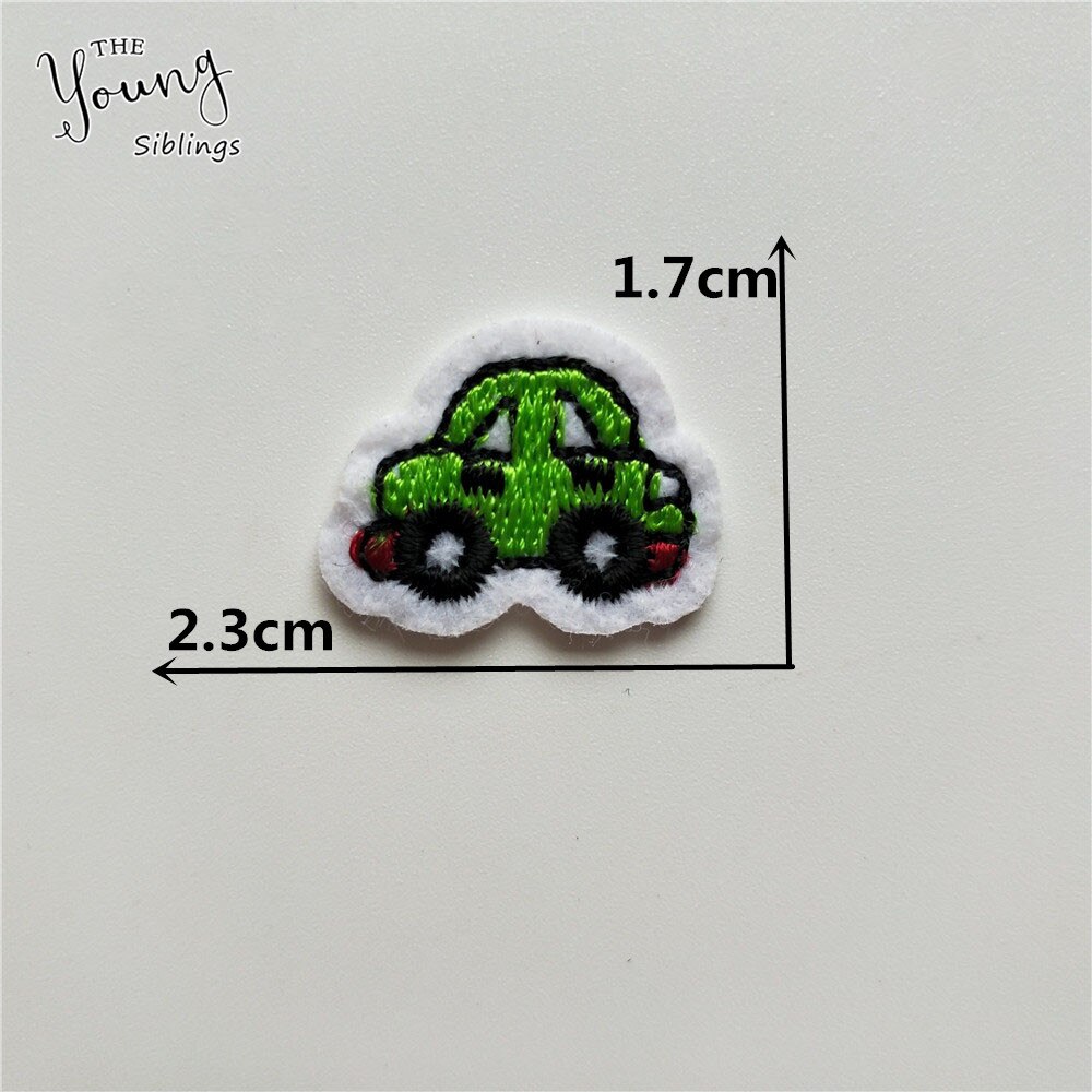 Fashion Cartoon Car łatka naszywka najnowsza termoprzylepna łatka haft szycie ubrań DIY odzież prasowanie akcesoria do aplikacji: C6435