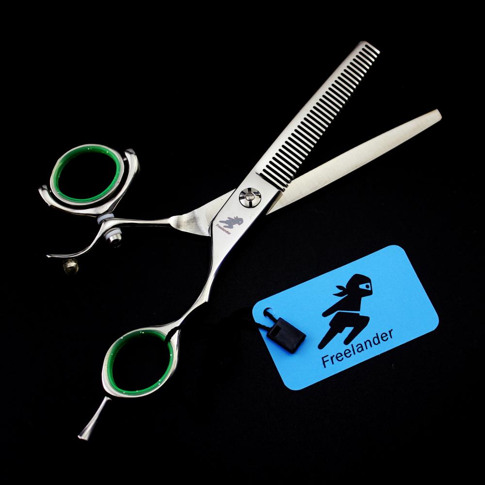 5.5 6.0 360 Swivel Schaar Japanse Haar Schaar Kappers Schaar Kapper Scheerapparaat Kapsel Schaar: 6 inch thinning