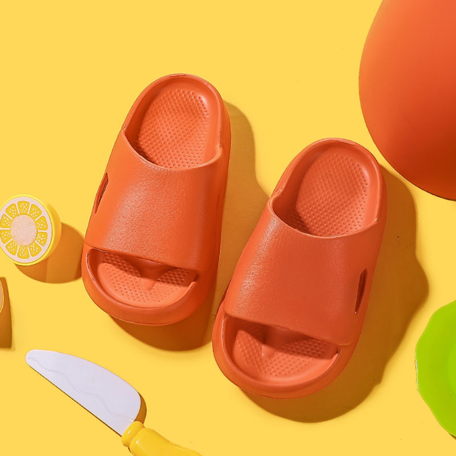 Summer Solid Children's Slippers Shoes For Boys Girls At Home Outdoor Slippers Beach Kids Shoes Eva Shoes For Kids Toddler