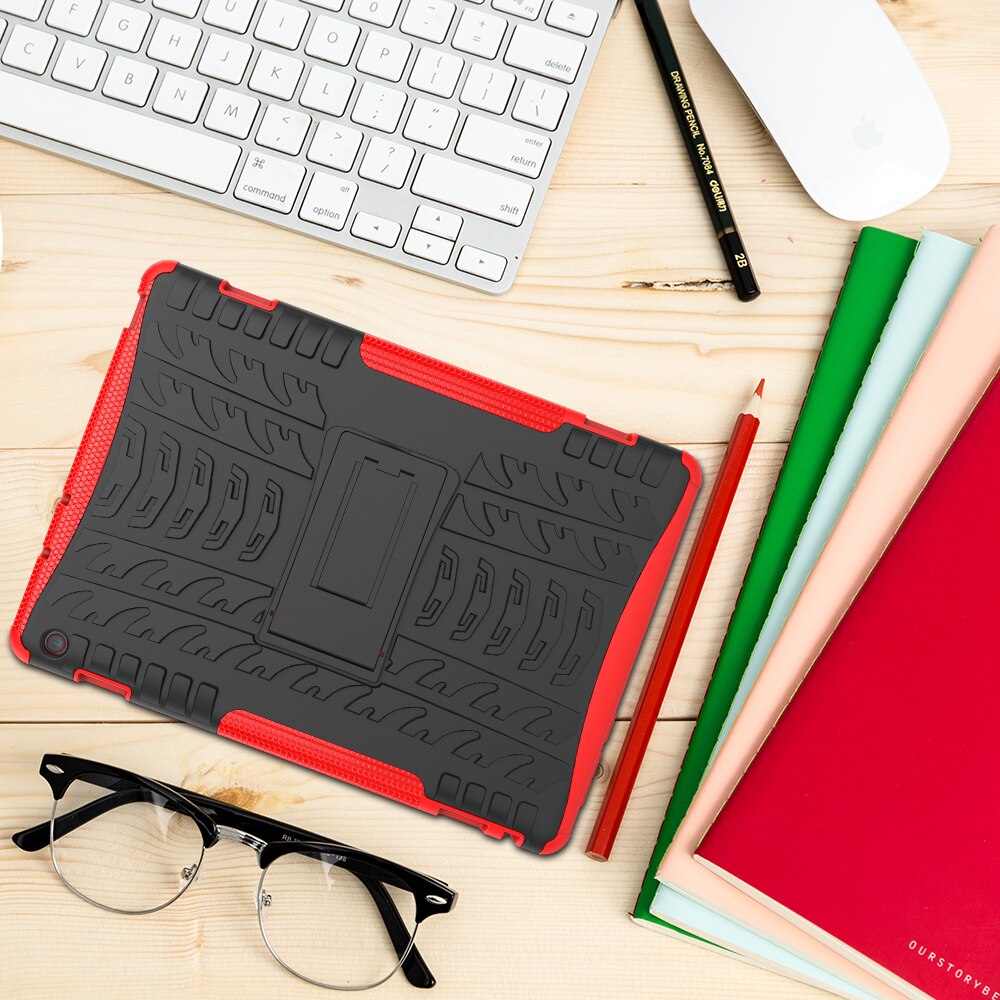 Etui til huawei mediapad  m3 lite 10 10.1 bah -w09 bah -al00 bah -l09 cover 2 in 1 hybrid robust holdbar silicium coque funda