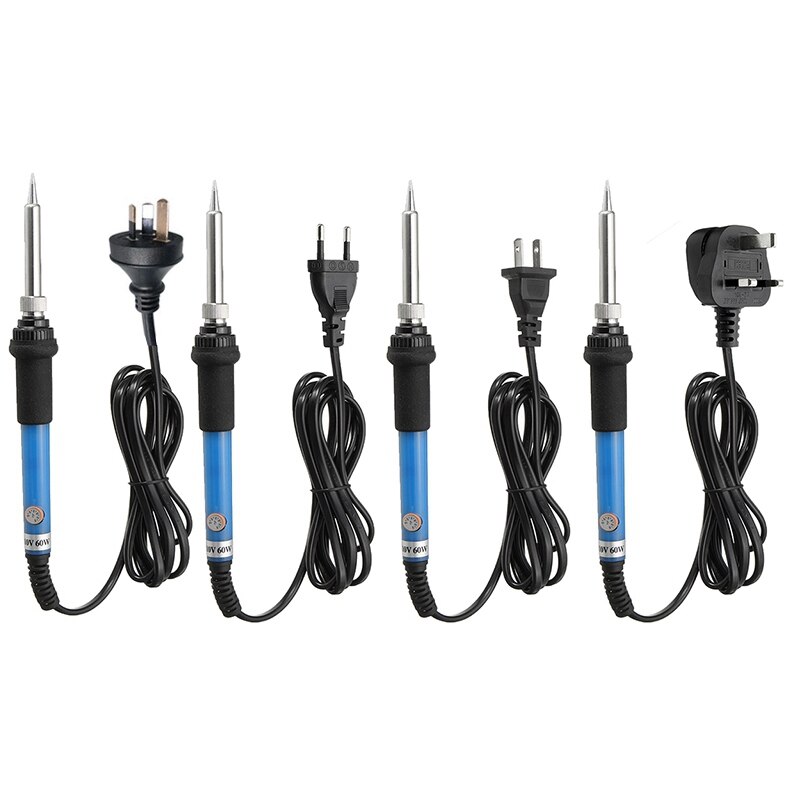 20Pcs Electric Soldering Iron Welding Tool Kit 110V 60W Control Welding Station Tip Case