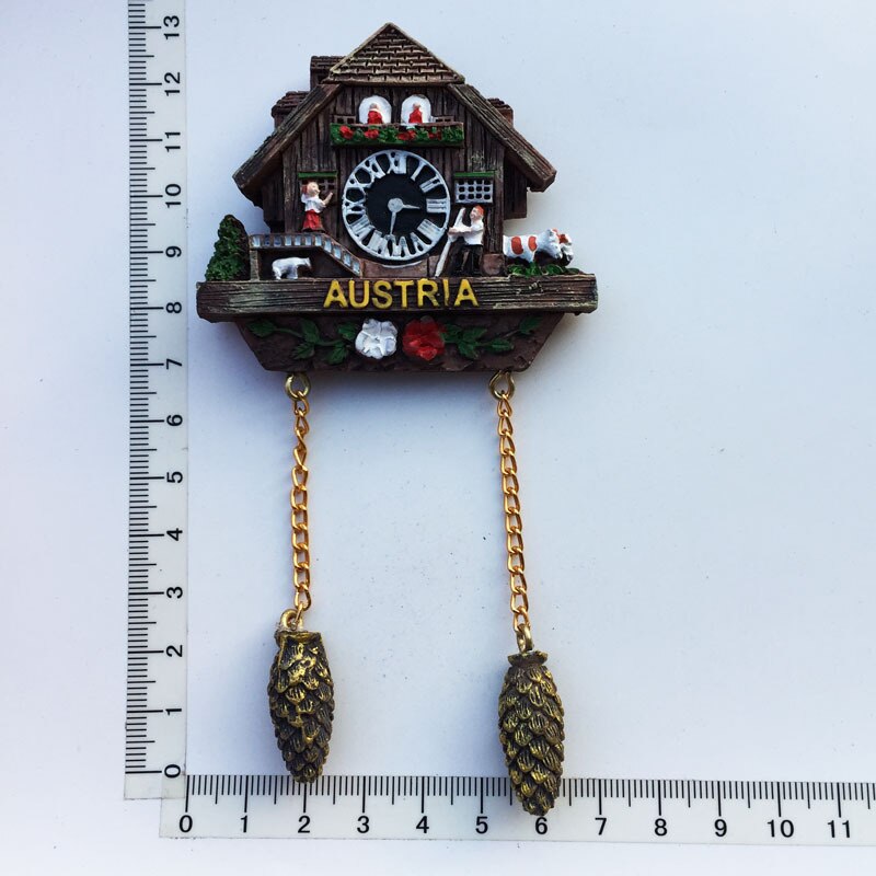 Oostenrijk Duitsland Zwitserland Koekoeksklok Koelkast Magneten Home Decor Muursticker Kamer Decoratie Souvenir Ornamenten: Austria 3