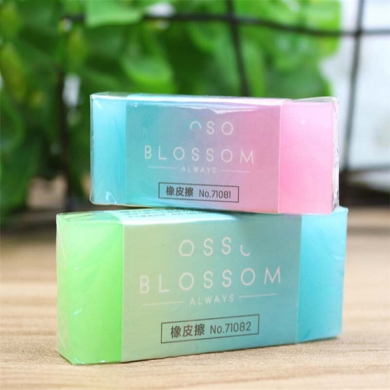 2 Maten Flexibele Potlood Gum Schoolbenodigdheden Jelly Kleur Zachte Rubber Gum Voor Tekenen Examen Correctie Kinderen Briefpapier