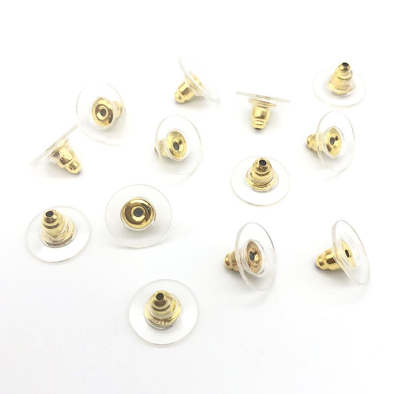 Geen Fade 100 Stks/partij Rvs Blanco Earring Stud ... - Grandado