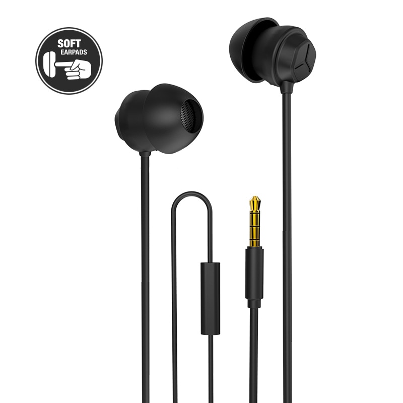 GOOJODOQ Slaap Oortelefoon Hoofdtelefoon voor Kinderen Kids Student Slapen Zachte Bedrade Koptelefoon 3.5mm met Microfoon voor Sony Telefoon