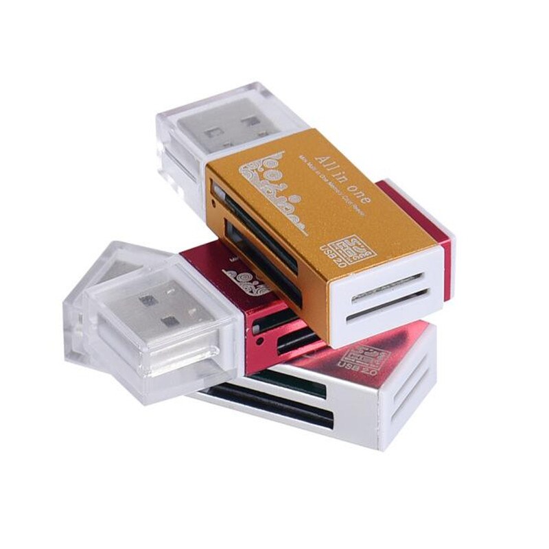 sd card reader laptop acces smart card computer USB 2.0 All In 1 Multi Memory Card Reader Lightweight Portable Mini z6