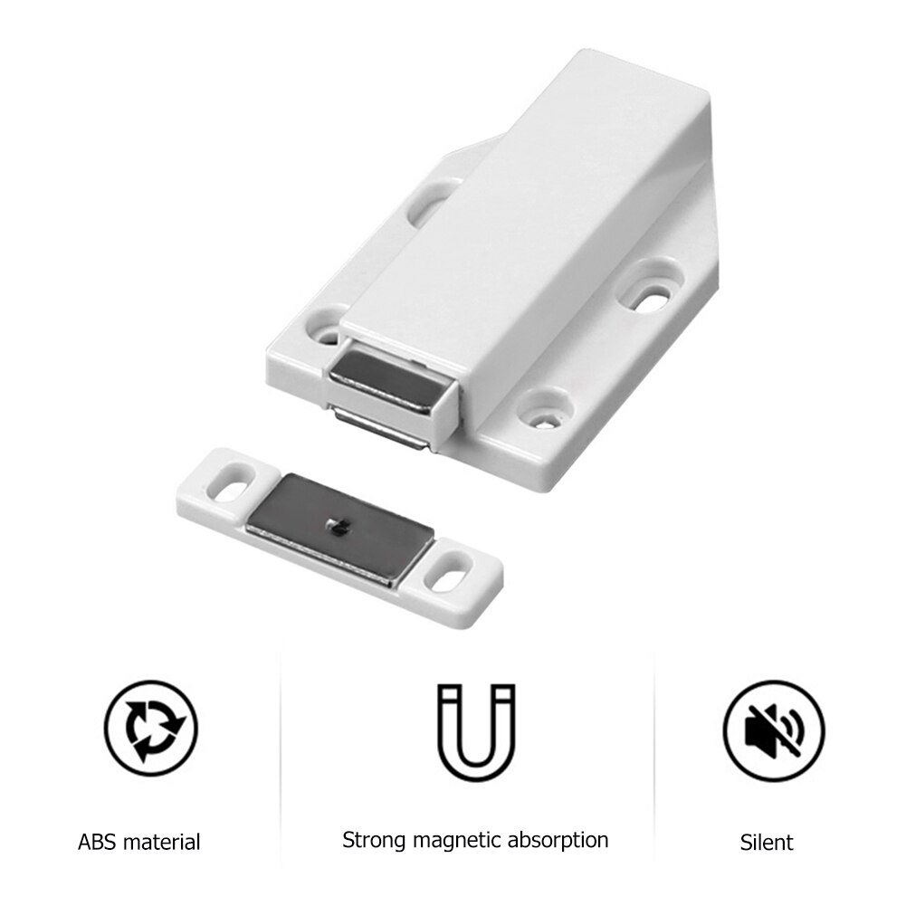 Invisibility Cabinet Catches Push to Open Magnetic Door Drawer Closet Catch Touch Latch Closet Push Opening Hardware