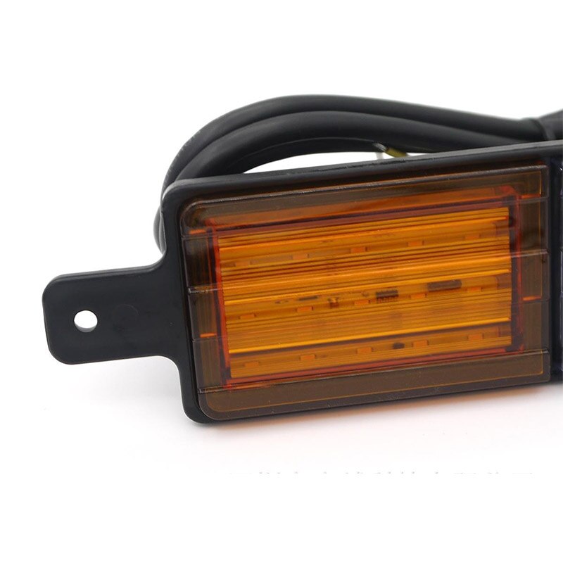 Indicador de posición delantera para coche, luz led de 30 LEDs, indicador lateral de camión, lámpara de color blanco ámbar, resistente al agua, 12/24V, para SUZUKI, 2 uds.