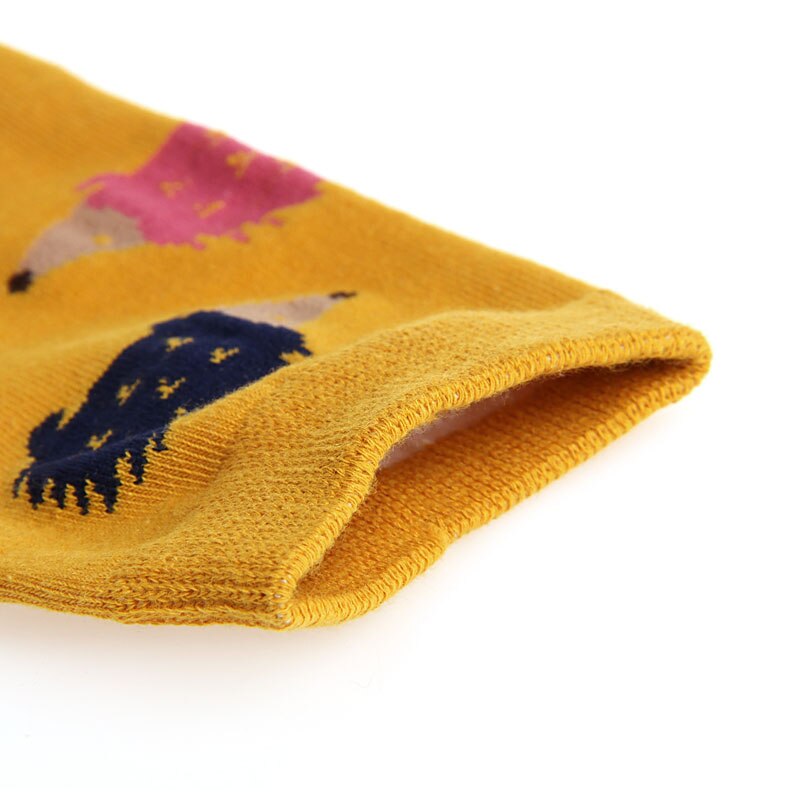 Bonito feminino senhora meninas dos desenhos animados meias de algodão animal mistura moda meias 57bf