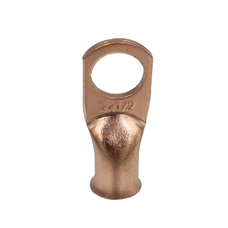 AWG2X1/2 Copper Wire Lug Ring Terminal Connector Battery Cable End Heat Shrinkable Tube Classification Kit