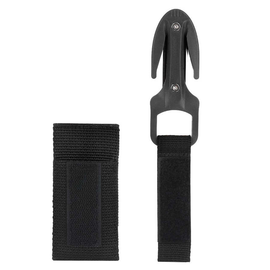 KEEP DIVING Diving Cutting Knife Portable Diving Snorkeling Safety Secant Cutting Knife Hand Line Cutter Diving Equipment: Black