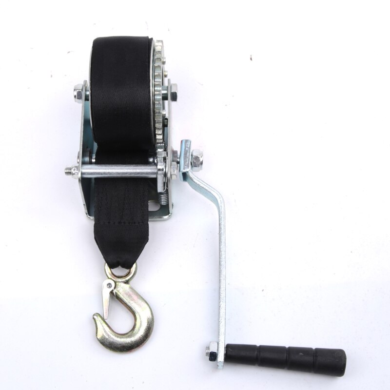 800LBS 6M Boat Truck Auto Portable Manual Winch Webbing Sling, Hand Tool Lifting Sling