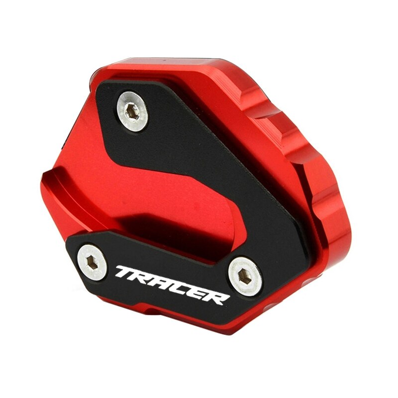 Voor Yamaha MT-09 Tracer Mt 09 Tracer 900 Gt MT09 FZ09 Kickstand Side Kick Stand Voet Extension pad Cnc Motorfiets Par: B with logo-1