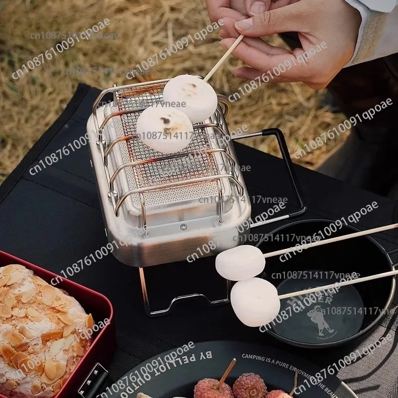 Infrarot-Strahlungsofen, multifunktionaler Camping-Gasbrenner, geteilter Ofen, tragbare Gasheizung, Heizung, 1800 W