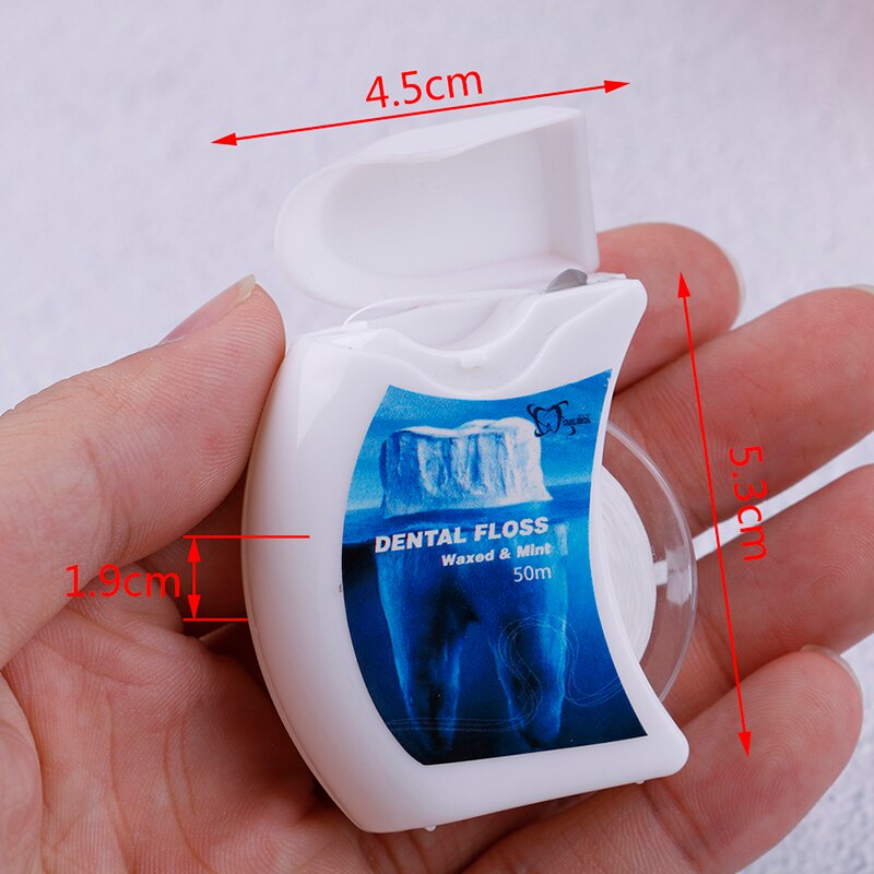 Tooth Cleaning Nylon Dental Floss Pick Teeth Tools Oral Hygiene Dental Care 50m