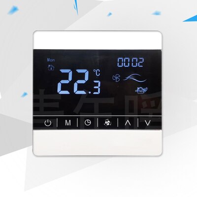 Central Air-conditioning Four-control LCD Thermostat Fan Coil Linkage Controller Panel Floor Heating Integrated Machine Switch: Type1