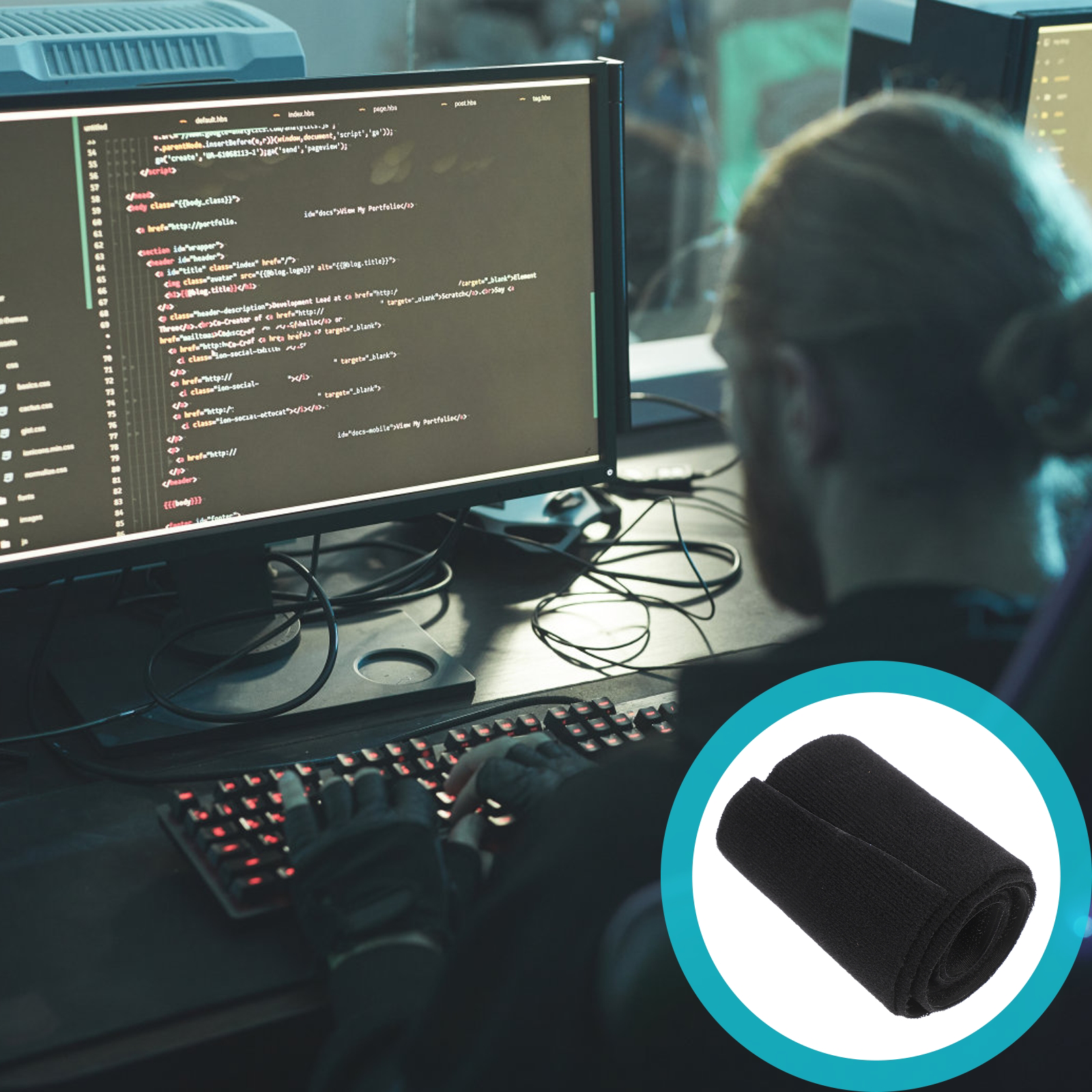 Cable Floor Strip Floor Cable Protective Cover Cable Management Carpet Cord Cover