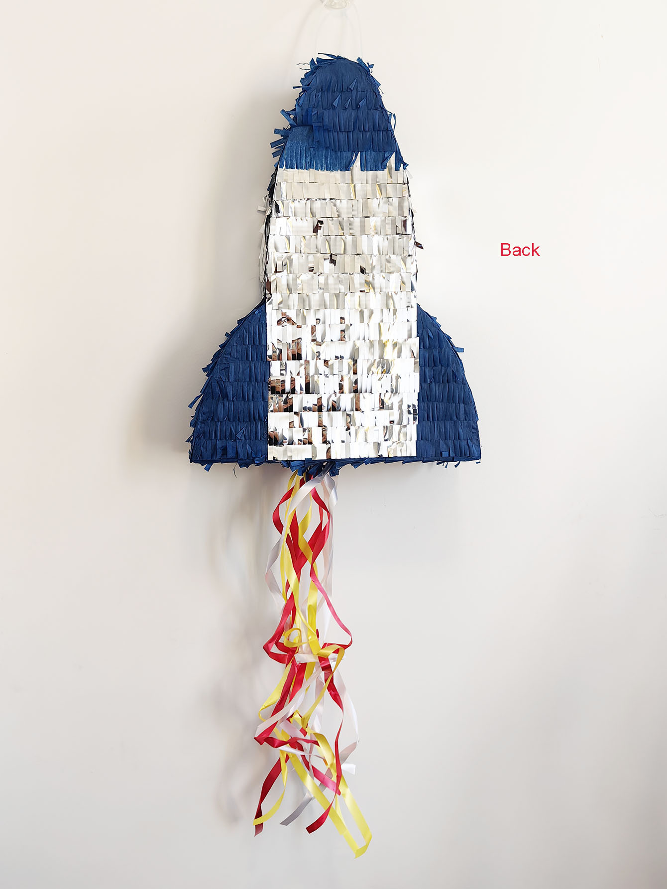 1PC/Box Pull String Rocket Ship Pinata Outer Space Party Decorations for Astronaut Themed Birthday Space Themed Party Supplies