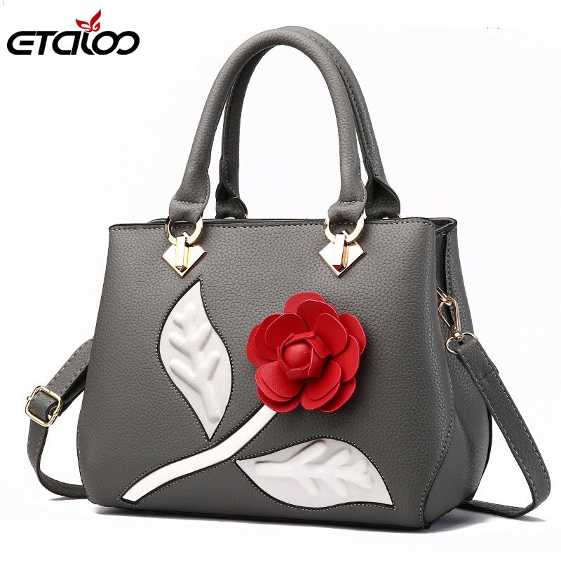 2022 damen-lederhandtaschen, süße damenhandtaschen, schultertaschen, umhängetaschen, pu-lederklappe, einzelner reißverschluss, weich