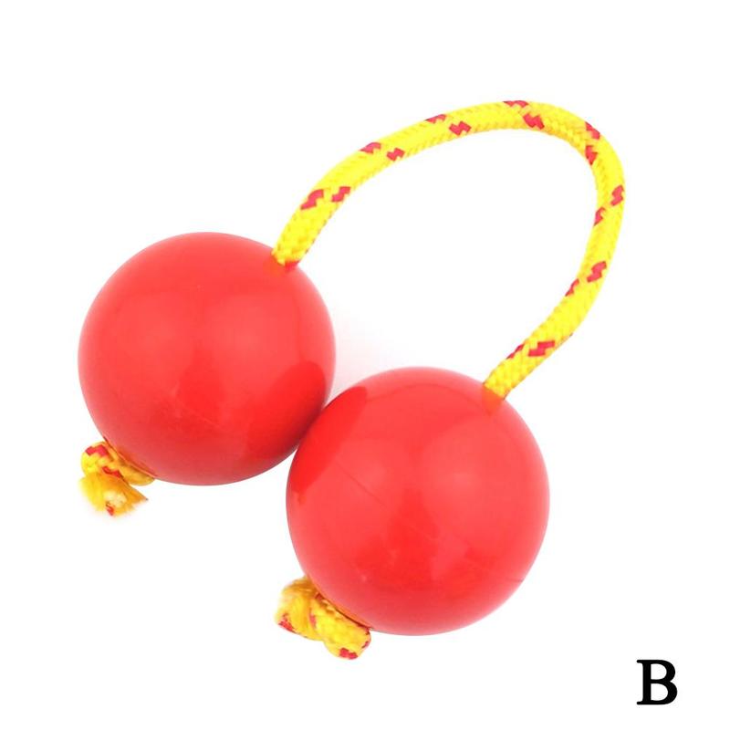 Shaker africano sonaglio doppia zucca strumento a percussione poliritmico strumento musicale a sfera strumento a sfera strumenti di sabbia: red