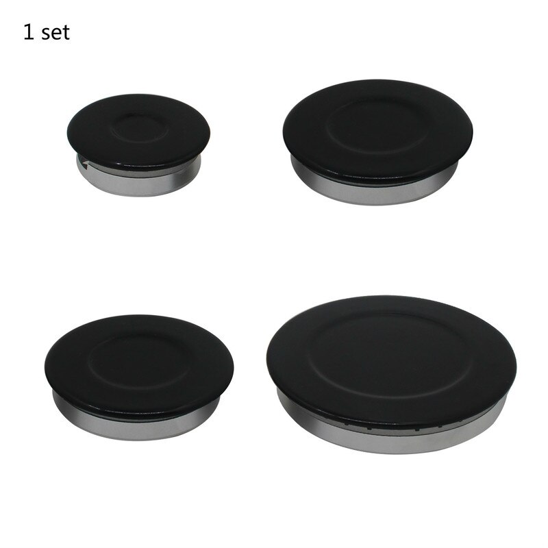 Universele Fornuis &amp; Oven Kookplaat Gas Brander Crown &amp; Vlam Cap Cover