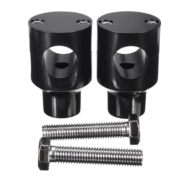 Aluminium 7/8 "1" Stuur Riser Voor Custom Springer Bobber Chopper Voor 22Mm 25Mm Stuur: Blauw