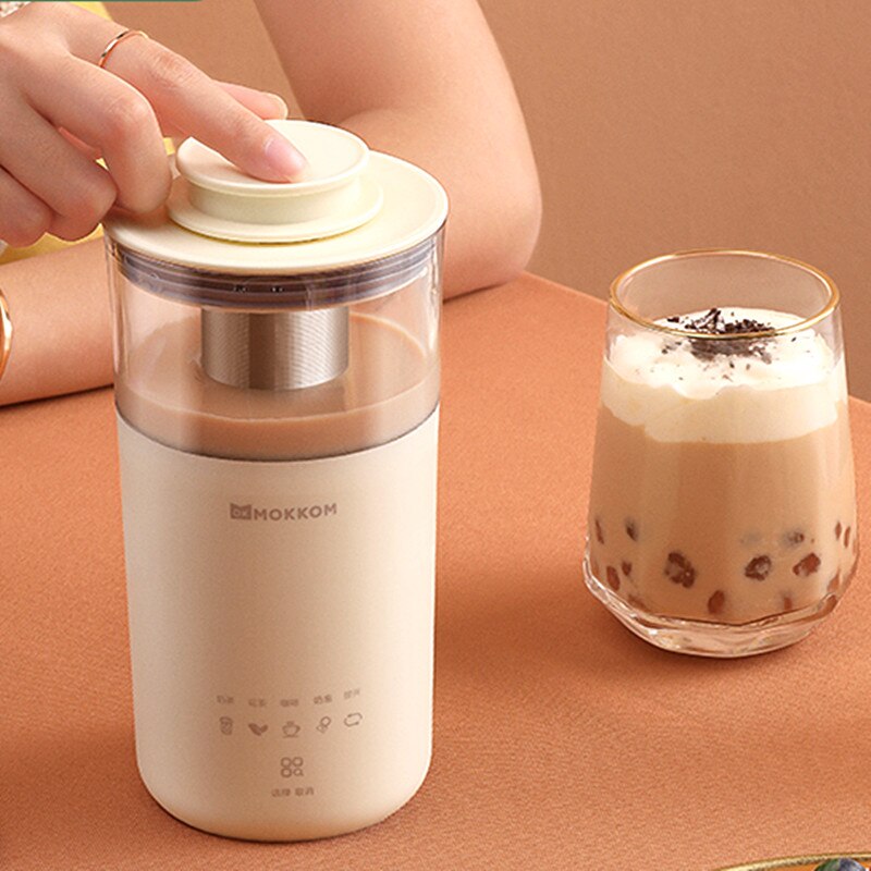 220V 350ML Milk Tea Maker Coffee Cooker Electric Kettle Tea Cooking Machine Automatic Health Preserving Pot Milk Froth Maker