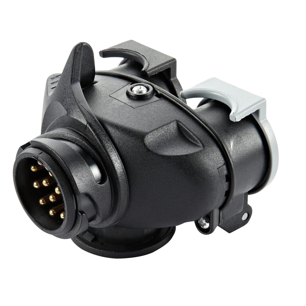 7 Pin Durable Plastic Trailer Plug Tow Bar Electrics Connector EU Plug Auto Car Socket Adapter Trailer Couplings Accessories