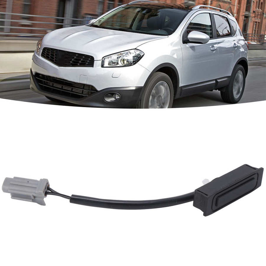 Bouton de déverrouillage du coffre pour Nissan Qashqai (J10) Ab, interrupteur pratique pour remplacement de voiture