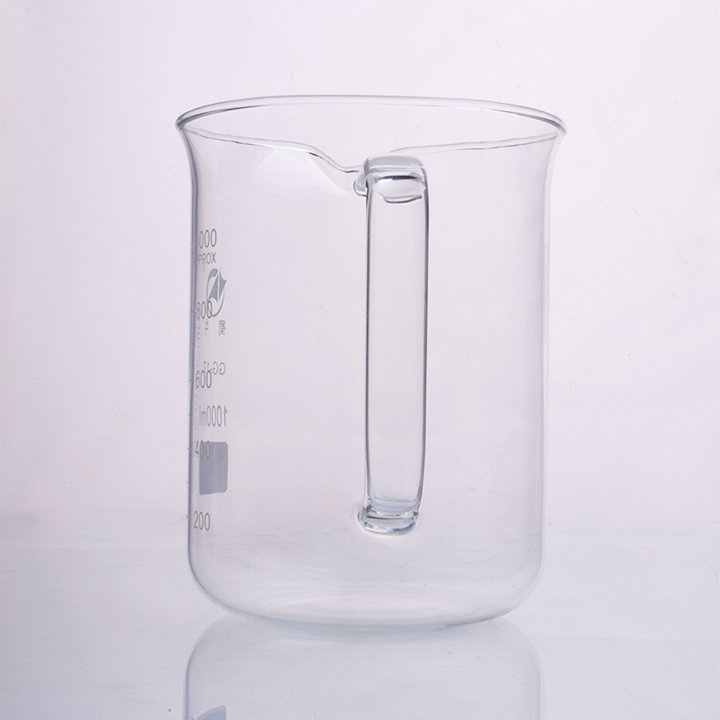 1pc/ 5001000 2000ml glas bægerglas med håndtag til kemi glasvarer