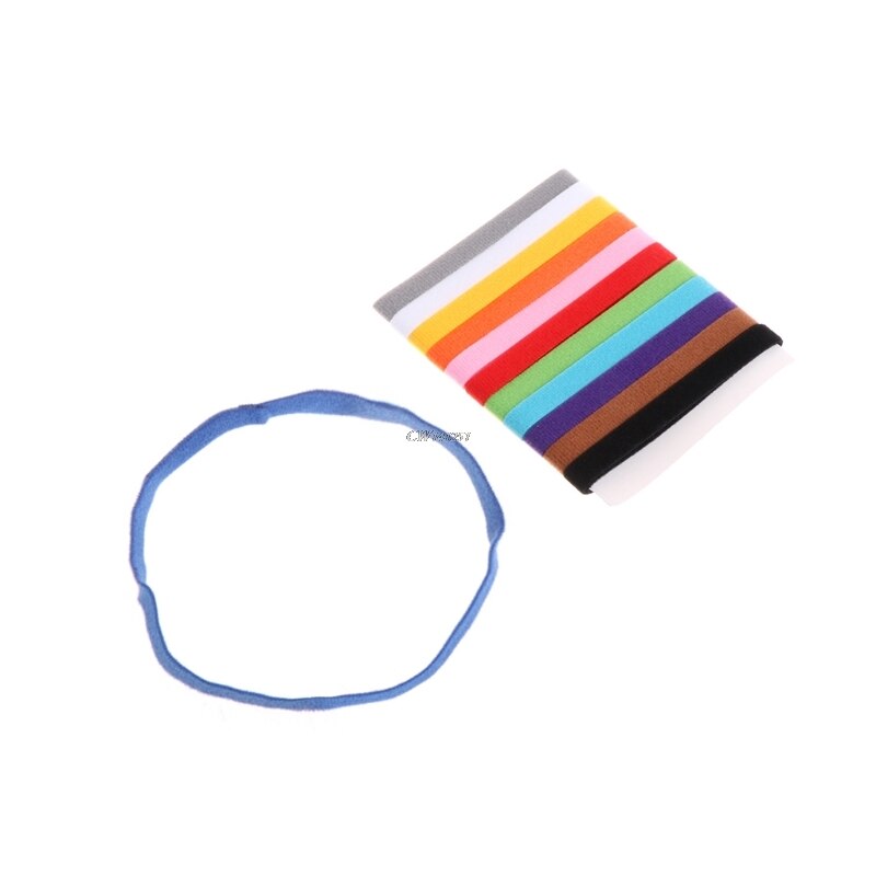 12Pcs/Set Pet Collars Different Colors Soft Identification Mark For Cats Dogs Puppies Kitty Kitten Collars Leads G03